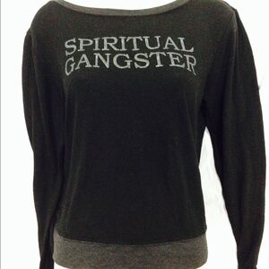 ❌SOLD❌Spiritual gangster yoga sweater‎